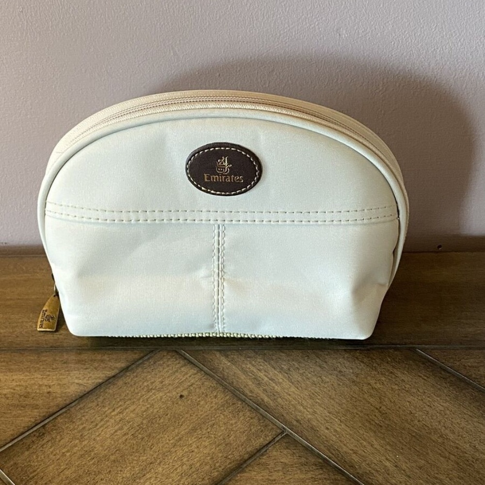 Emirates BVLGARI Cosmetic Toiletry Travel Makeup Bag No Amenities